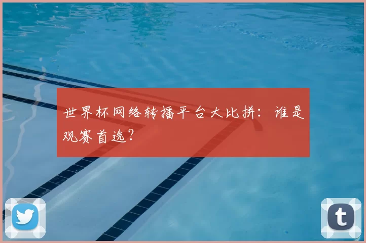 世界杯网络转播平台大比拼:谁是观赛首选?