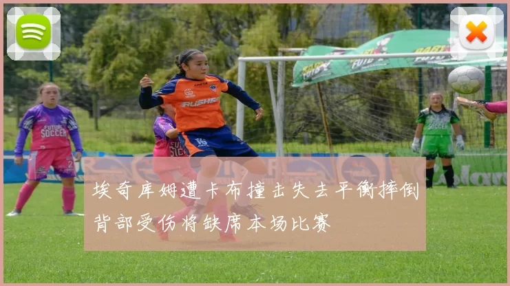 埃奇库姆遭卡布撞击失去平衡摔倒背部受伤将缺席本场比赛