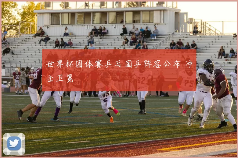 世界杯团体赛乒乓国乒阵容公布 冲击卫冕