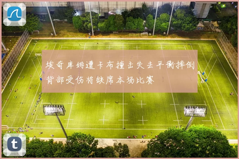 埃奇库姆遭卡布撞击失去平衡摔倒背部受伤将缺席本场比赛
